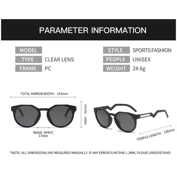 Polarized Sunglasses Men Women Luxury Brand Design Round Sun Glasses UV400 - Picture 4 of 4